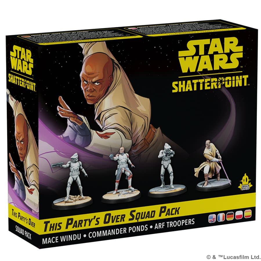 Star Wars Shatterpoint This Party's Over: Mace Windu Squad Pack image 0